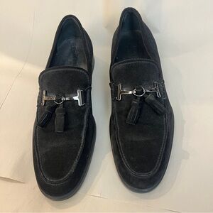 Tod's Black Suede Men's Loafers